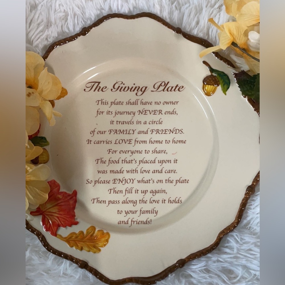 THE GIVING PLATE